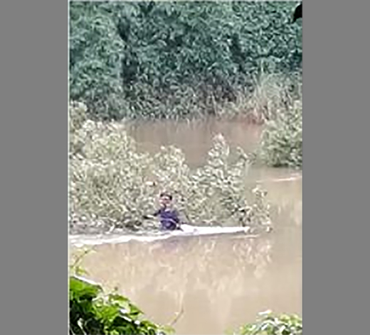 Main news kadaba youth jump to river rescued